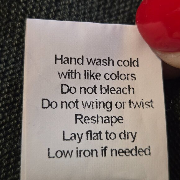 Choices Knit Open Front Cardigan Lightweight Dark Green Size XL - Picture 4 of 8